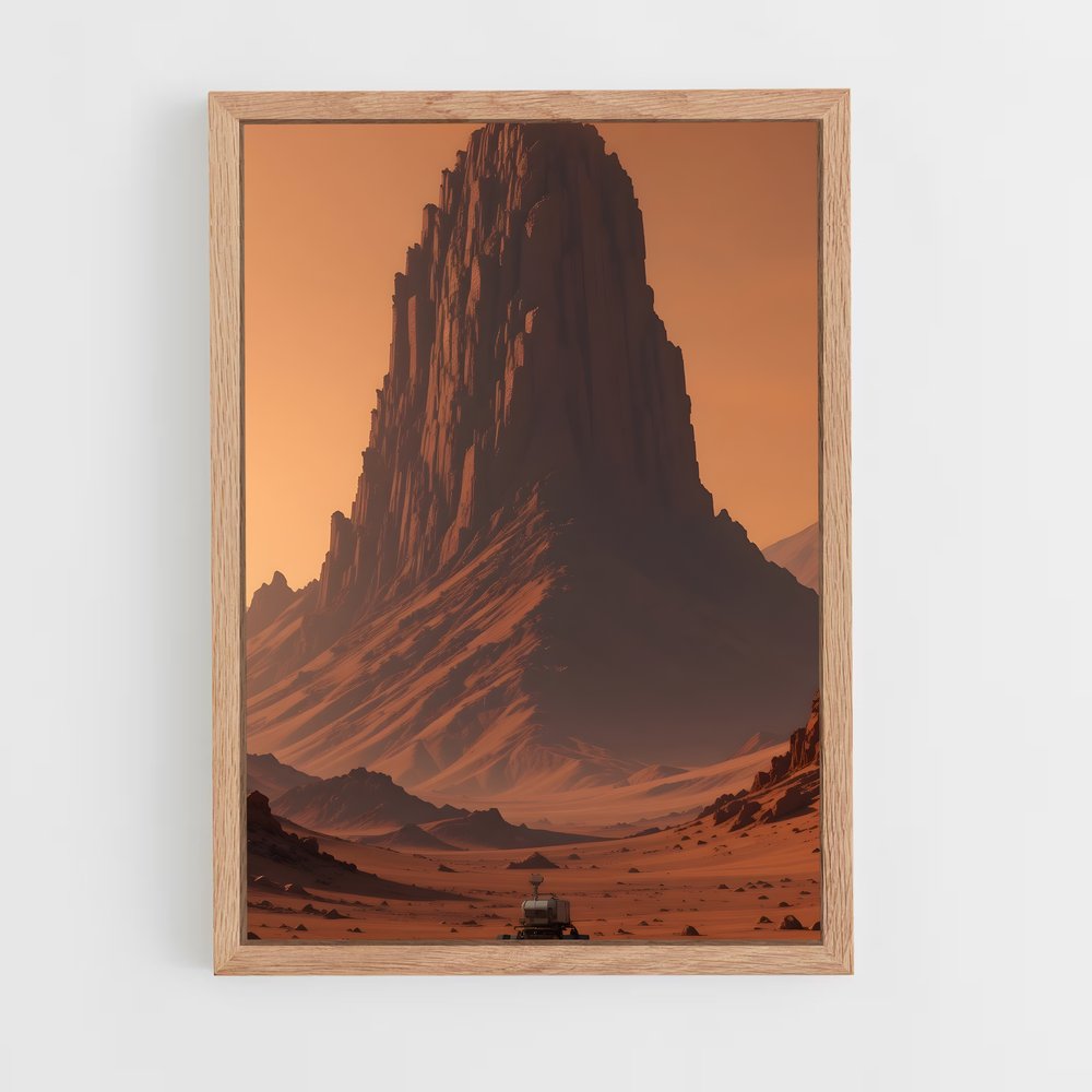 Poster splendide Mont Olympus – affiche Système solaire (vue 4)
